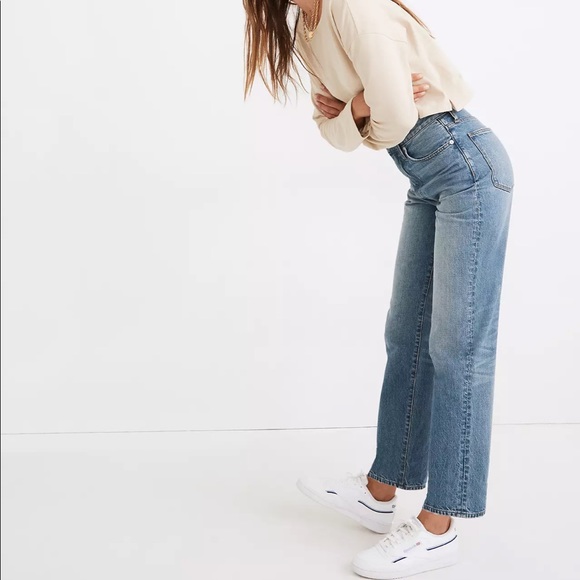 Madewell Perfect Vintage Straight Jean in Moultrie Wash - Picture 2 of 10